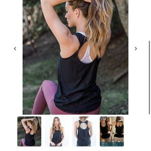 Black Twist Tank - M